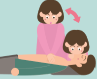 가슴압박과 인공호흡의 반복