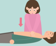 가슴압박 30회 시행