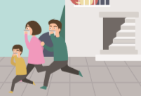 신속히 대피합니다